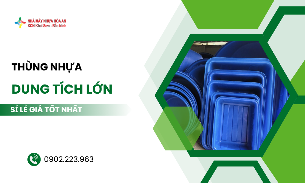 Mua Sỉ Lẻ Thùng Nhựa Chữ Nhật Dung Tích Lớn Giá Rẻ Nhất Thị Trường 