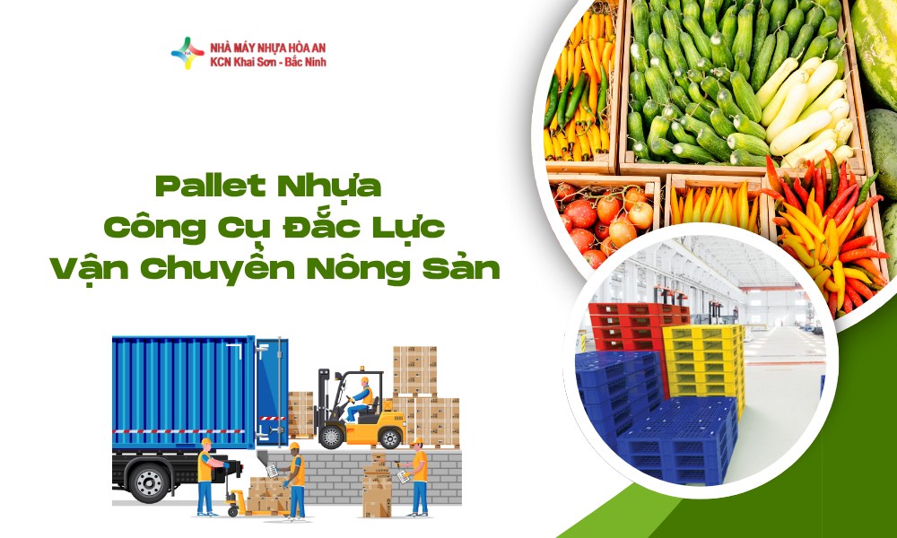 Pallet Nhựa – Công Cụ Đắc Lực Vận Chuyển Nông Sản Mùa Hè