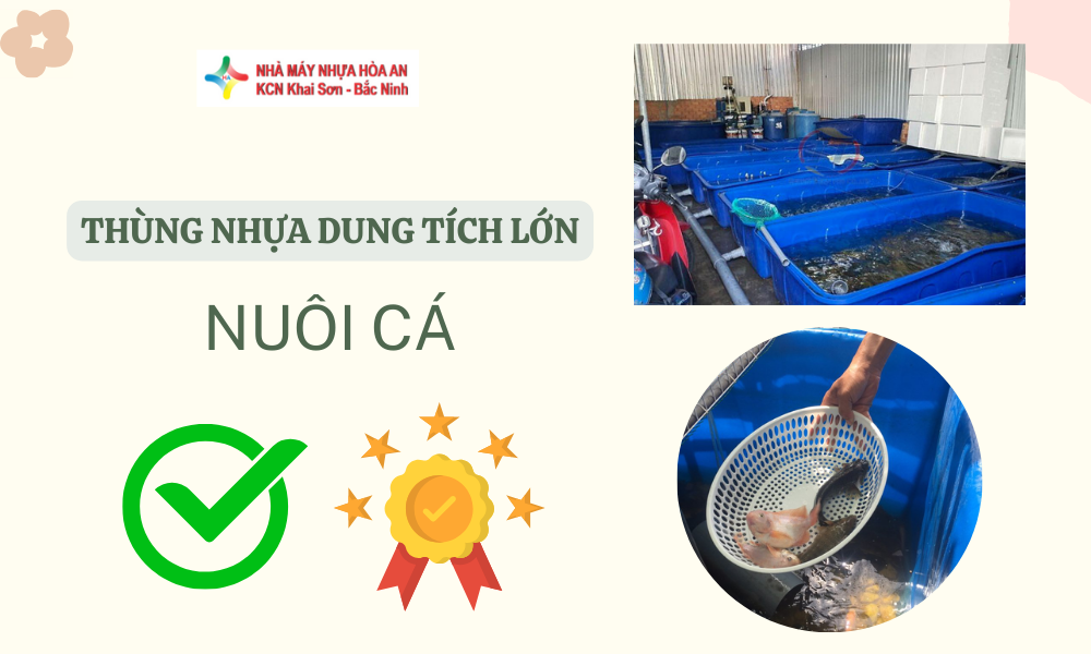 Nuôi Cá Bằng Thùng Nhựa Dung Tích Lớn – Giải Pháp Hiệu Quả, Giá Trị Kinh Tế Cao
