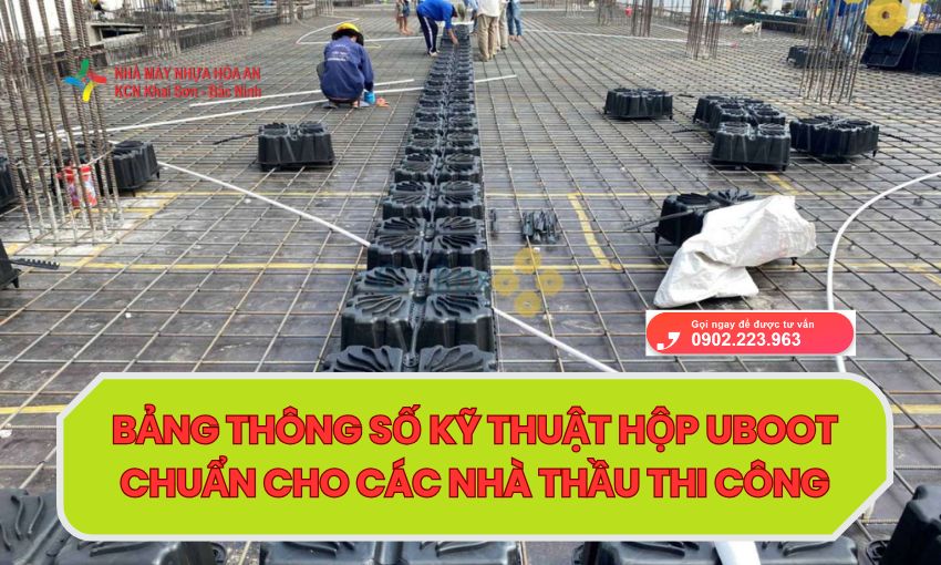 Bảng Thông Số Kỹ Thuật Hộp Uboot Chuẩn Cho Các Nhà Thầu Thi Công