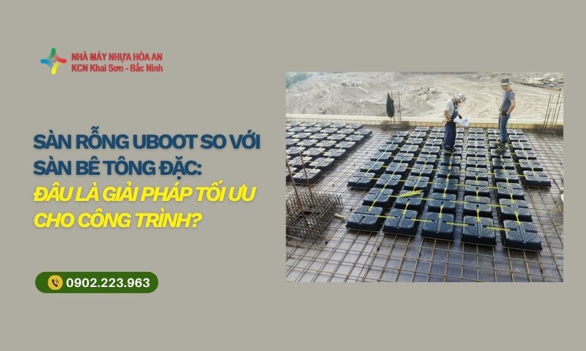 Sàn Rỗng Uboot So Với Sàn Bê Tông Đặc: Đâu Là Giải Pháp Tối Ưu Cho Công Trình?