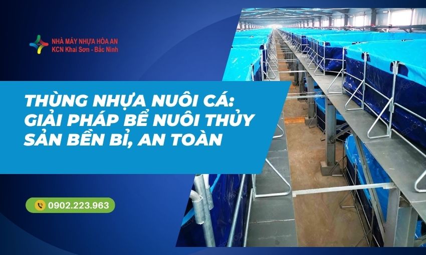 Thùng Nhựa Nuôi Cá: Giải Pháp Bể Nuôi Thủy Sản Bền Bỉ, An Toàn